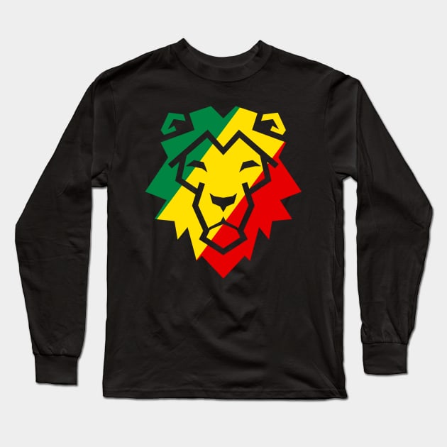 Lion Long Sleeve T-Shirt by colorsplash